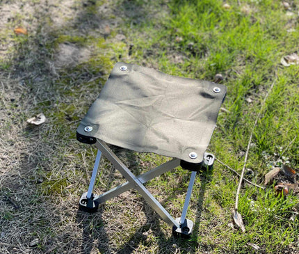 BLACKDEER Aluminum Square Folding Stool Outdoor Furniture BlackDeer