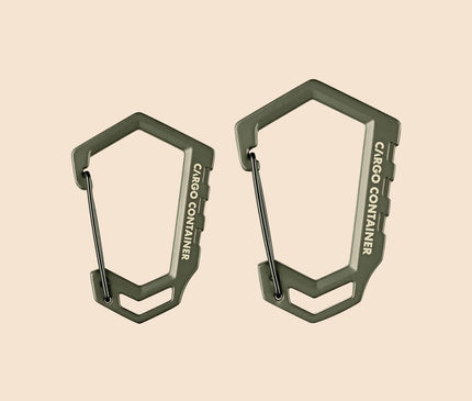 CARGO Hard Karabiner D Accessory Cargo Green M