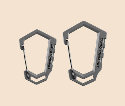 CARGO Hard Karabiner D Accessory Cargo Grey M