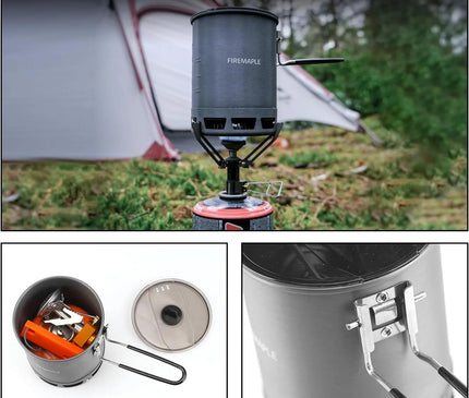 FIREMAPLE Petrel Ultralight Heat-exchanger Pot 600ml Cookware FireMaple