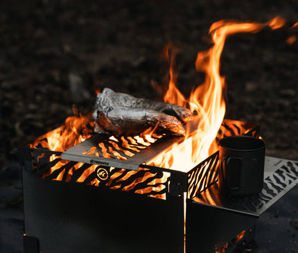 FIREMAPLE Semi Fire Pit Fireplace FireMaple