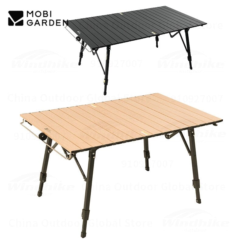 Mobi Garden Aluminum Roll Table Adjustable Height Cosy Camp CosyCamp