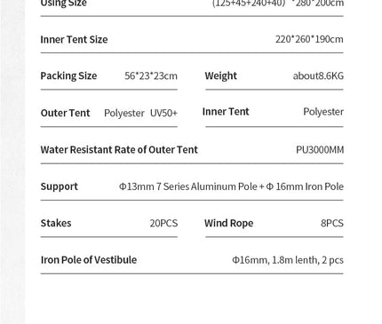 MOBI GARDEN Backyard Tent Tent Mobi Garden