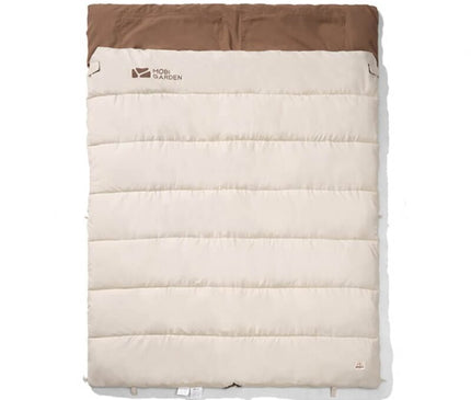 MOBI GARDEN CRESCENT Brushed Cotton Sleeping Bag Sleeping Bag Mobi Garden Double 1.5+1.7KG (0-20℃) White