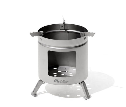 MOBI GARDEN LiaoYan Titanium Firewood Stove Stove Mobi Garden