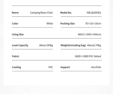 MOBI GARDEN Moon Chair Outdoor Furniture Mobi Garden