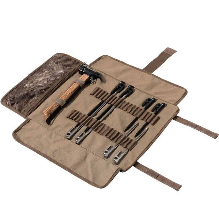 MOBI GARDEN Multifunctional Ground Nail Bag Storage Mobi Garden Brown