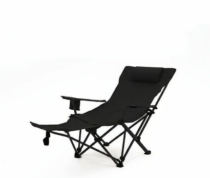 MOBI GARDEN Recliner Chair Outdoor Furniture Mobi Garden Black