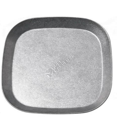 MOBI GARDEN Square Dining Plate Tableware Mobi Garden Silver