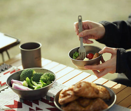 MOBI GARDEN XiangYan Titanium Plate & Bowl Tableware Mobi Garden