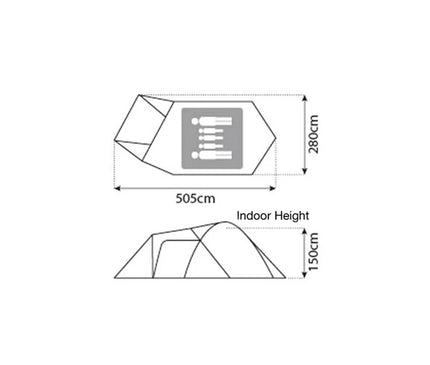 SNOW PEAK Amenity Dome Tent TENT Snow Peak