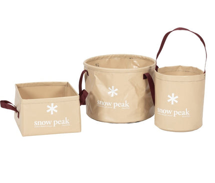 SNOW PEAK Camping bucket Storage Snow Peak