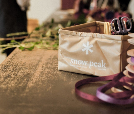 SNOW PEAK Camping bucket Storage Snow Peak