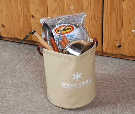 SNOW PEAK Camping bucket Storage Snow Peak