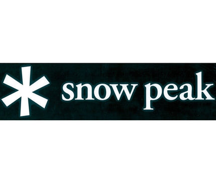 SNOW PEAK Logo Sticker Snow Peak M