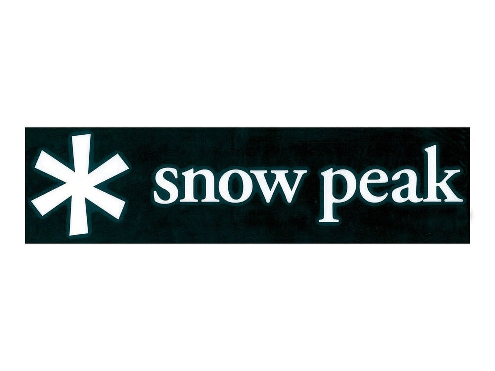 SNOW PEAK Logo Sticker Snow Peak M