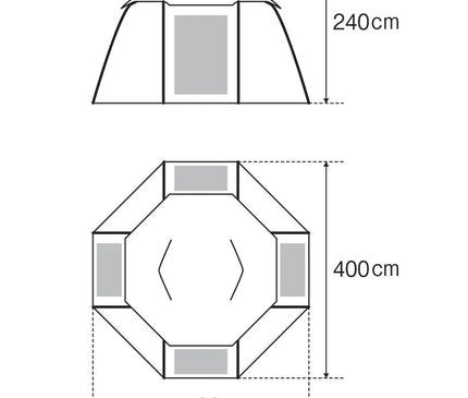SNOW PEAK LOUNGE SHELL TENT Snow Peak