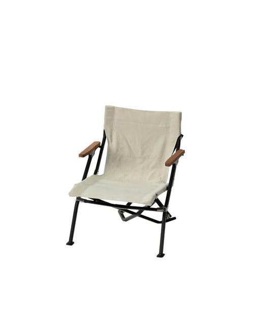 SNOW PEAK Luxury Low Beach Chair Outdoor Furniture Snow Peak White