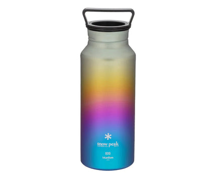 SNOW PEAK Ti Aurora Bottle 800 Tableware Snow Peak Rainbow