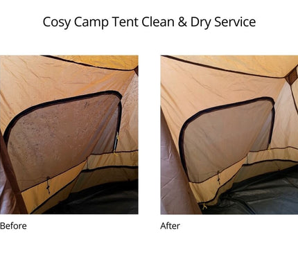 Tent Clean & Drying Service After sale service CosyCamp