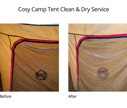 Tent Clean & Drying Service After sale service CosyCamp