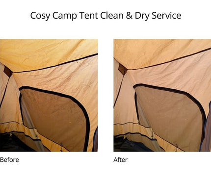 Tent Clean & Drying Service After sale service CosyCamp