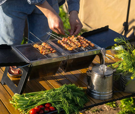 Winnerwell Fastfold Camp Table Charcoal BBQ Grill stove Winnerwell