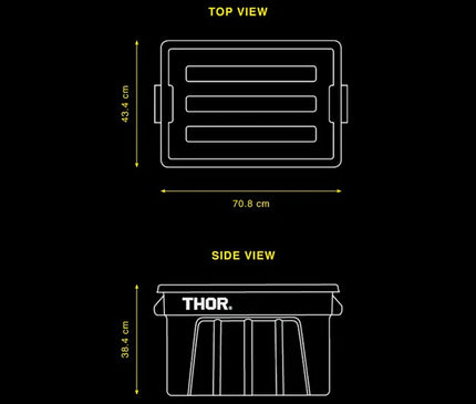 THOR Outdoor Storage Container 75L