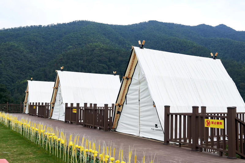 Glamping setup example from Cosy Camp’s project portfolio