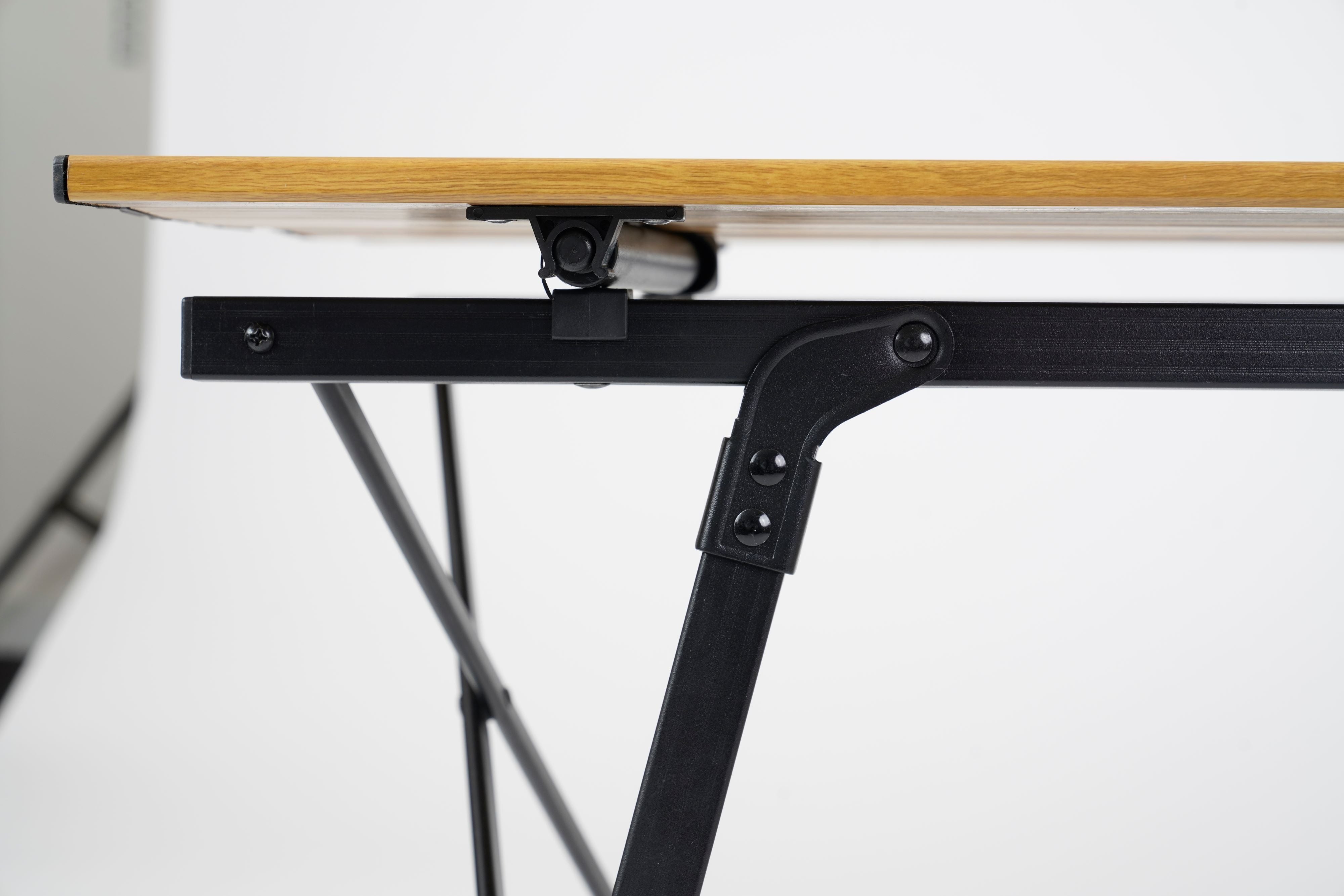 Excess Rol Table Outdoor Aluminum Roll Table: Adjustable Height | Cosy Camp – CosyCamp