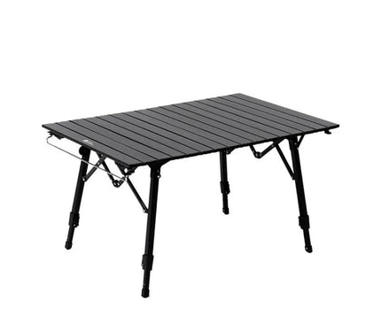 Aluminum Roll Table (Height adjustable) Outdoor Furniture CosyCamp Black L-Size 