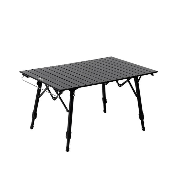 Aluminum Roll Table (Height adjustable) Outdoor Furniture CosyCamp Black L-Size 