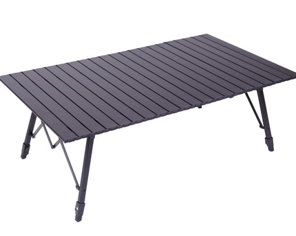 Aluminum Roll Table (Height adjustable) Outdoor Furniture CosyCamp Black L-Size 