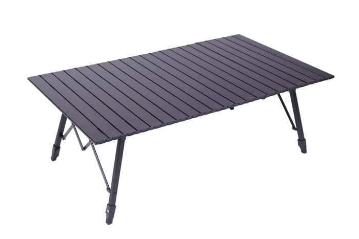 Aluminum Roll Table (Height adjustable) Outdoor Furniture CosyCamp Black L-Size 