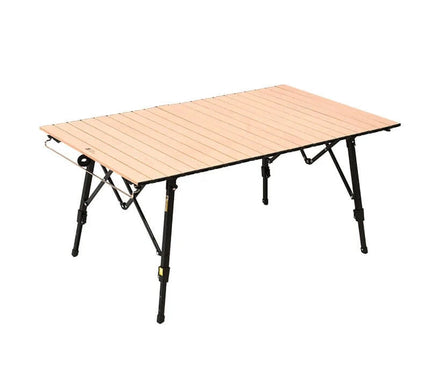 Aluminum Roll Table (Height adjustable) Outdoor Furniture CosyCamp Khaki L-Size 