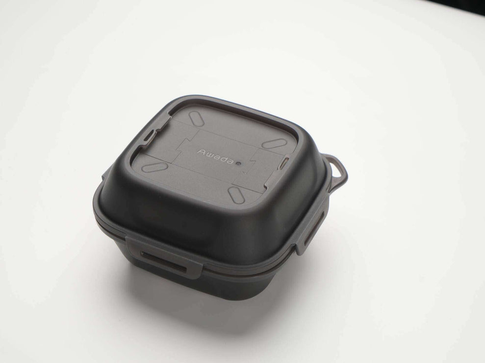 AWADA 2-in-1 Multi-Purpose Egg Box Storage Awada Black 