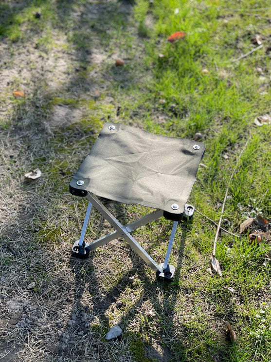 BLACKDEER Aluminum Square Folding Stool Outdoor Furniture BlackDeer