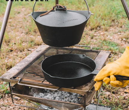 BLACKDEER Cast Iron Frying Pan - CosyCamp