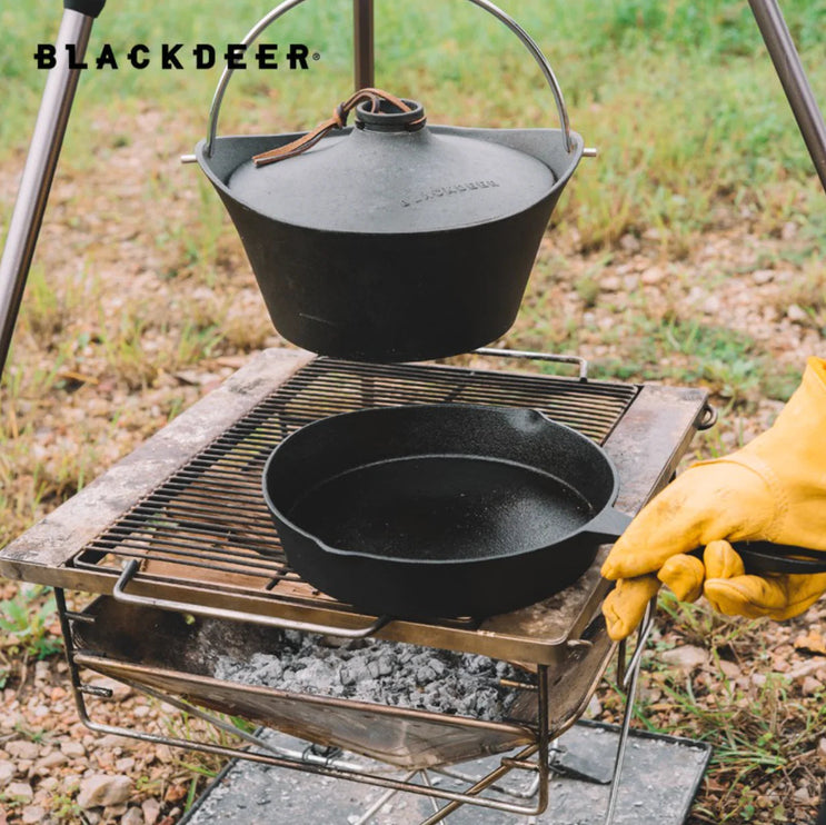 BLACKDEER Cast Iron Frying Pan - CosyCamp