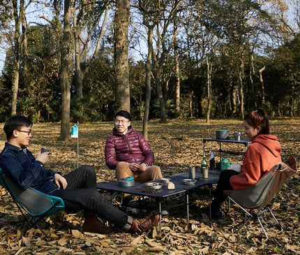 BLACKDEER Geometric Folding Table - CosyCamp