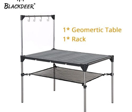 BLACKDEER Geometric Folding Table Outdoor Furniture BlackDeer   