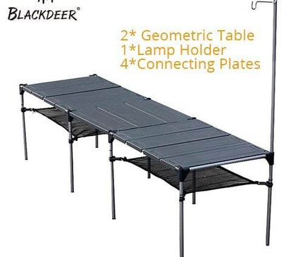 BLACKDEER Geometric Folding Table Outdoor Furniture BlackDeer   