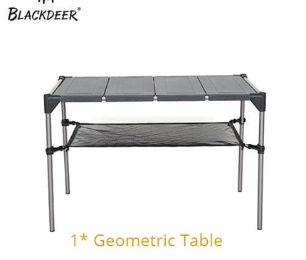 BLACKDEER Geometric Folding Table - CosyCamp