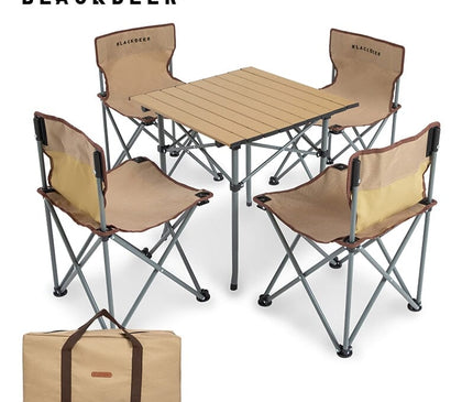 BLACKDEER Portable Table and Chair Set - CosyCamp