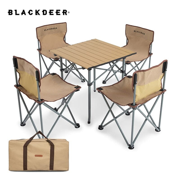 BLACKDEER Portable Table and Chair Set - CosyCamp