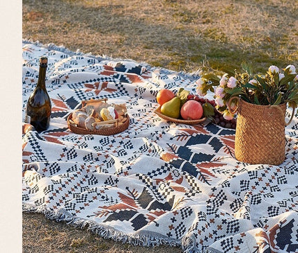 Camping Blanket Pretty Picnic Blanket Bohemian Style Picnic Mat