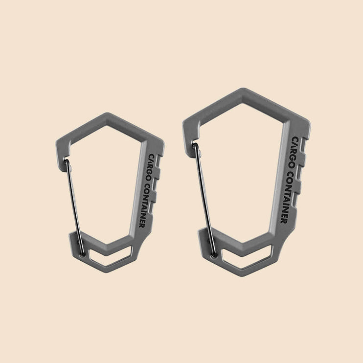 CARGO Hard Karabiner D Accessory Cargo Grey M 