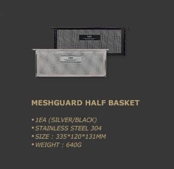 CARGO IGT Accessory IGT accessory Cargo Sliver MESHGUARD HALF BASKET 