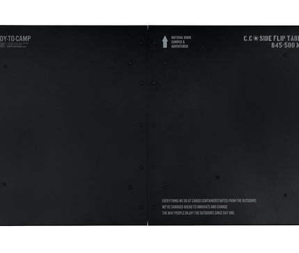 CARGO Side Flip Table Outdoor Furniture Cargo Black 