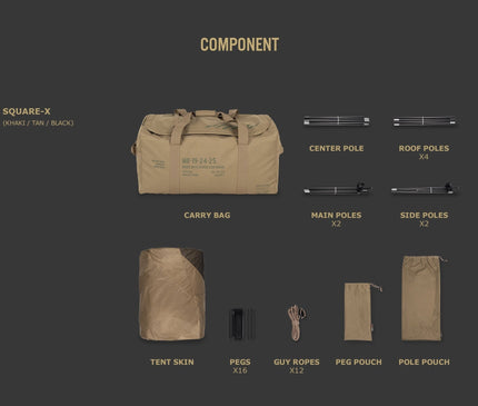 CARGO Square-X Tent Cargo 